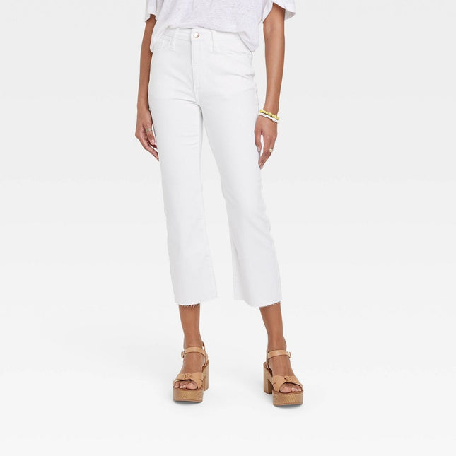 Women's High-Rise Bootcut Jeans - Universal Thread™ White 00