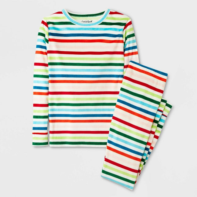 Kids' 2pc Long Sleeve Snuggly Soft Snug Fit Pajama Set - Cat & Jack™ 14