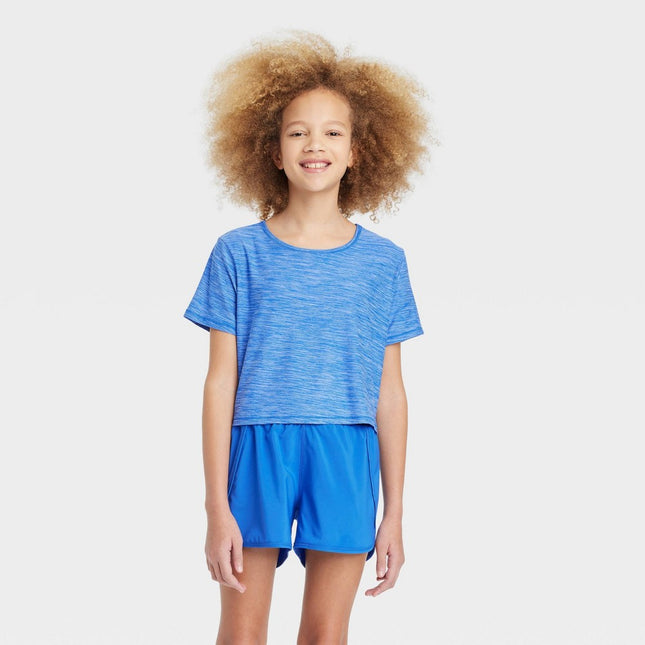 Girls' Studio T-Shirt - All in Motion™ Blue XS