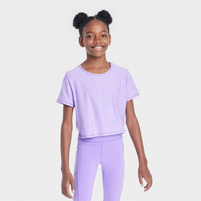 Girls' Studio T-Shirt - All in Motion™ Violet M