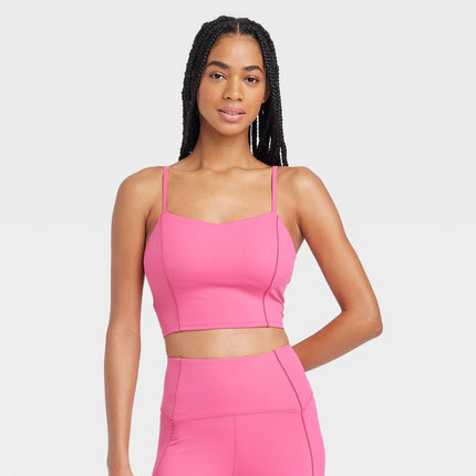 Women's Corset Detail Bra - JoyLab™ Pink XL