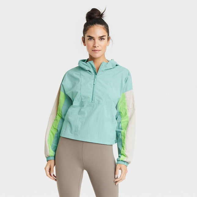 Women's Pullover Windbreaker - JoyLab™ Light Blue XS