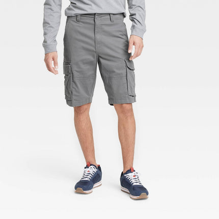 Men's 11" Regular Fit Cargo Shorts - Goodfellow & Co™ Thundering Gray 38