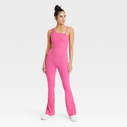 Women's Asymmetrical Flare Bodysuit - JoyLab™ Pink M