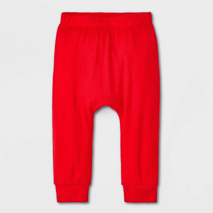 Baby Wowzer Ribbed Jogger Pants - Cat & Jack™ Red 18M