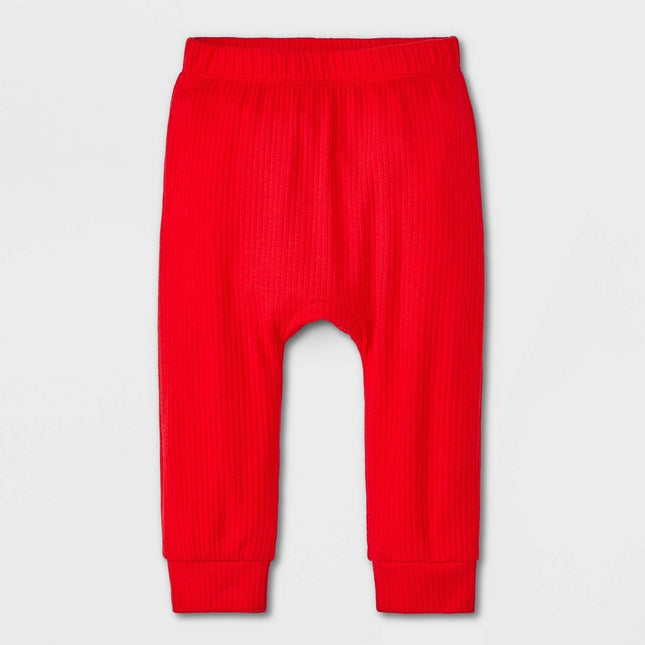 Baby Wowzer Ribbed Jogger Pants - Cat & Jack™ Red 18M