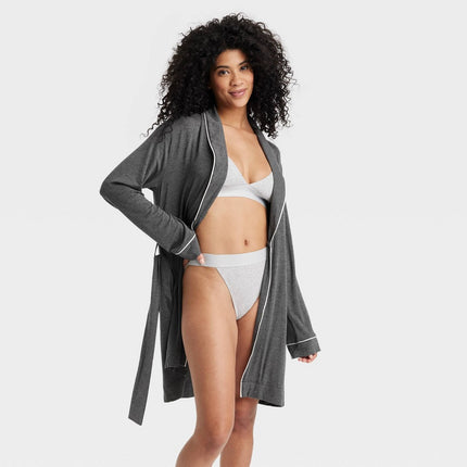 Women's Beautifully Soft Robe - Stars Above™ Heather Gray M/L