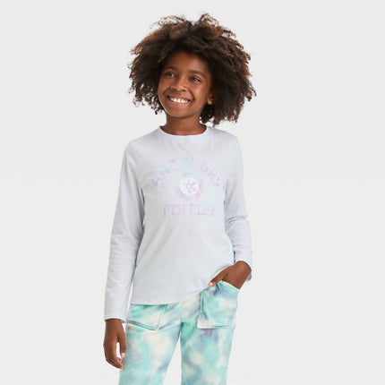 Girls' Long Sleeve 'Snow Day' Graphic T-Shirt - Cat & Jack™ White XS