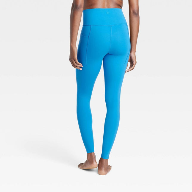 Women's Everyday Soft Ultra High-Rise Pocketed Leggings 27" - All in Motion™ Sapphire Blue XXL