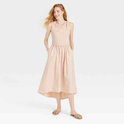 Women's Ballet Dress - A New Day™ Taupe M