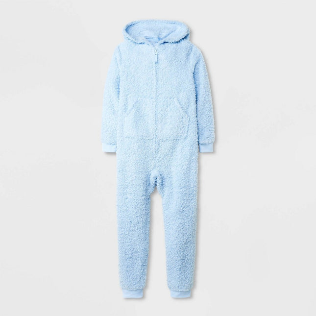 Kids' Marshmallow Fleece Union Suit - Cat & Jack™ Blue XS