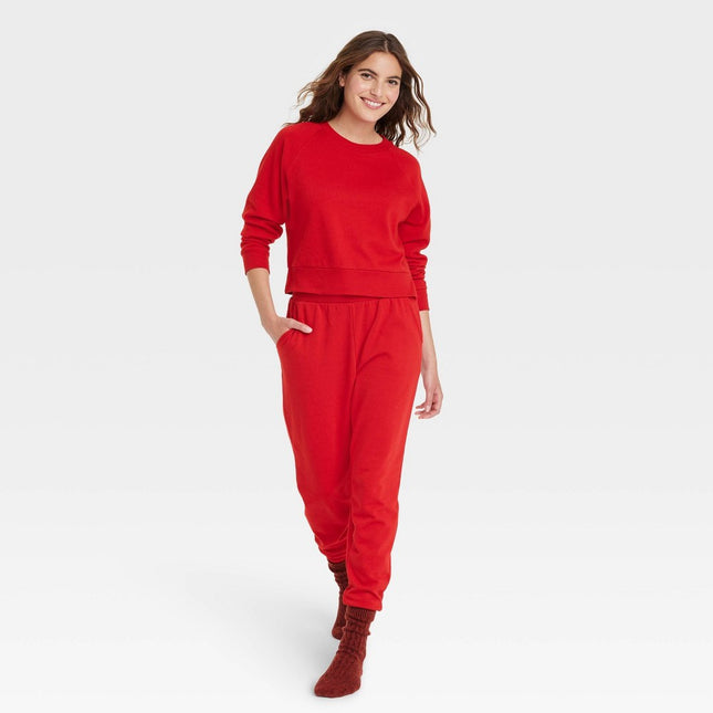 Women's Fleece Sweatshirt - Colsie™ Red XS