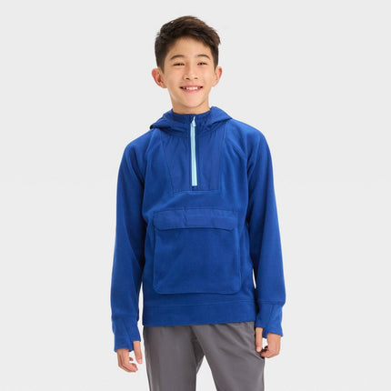 Boys' Microfleece Hoodie - All In Motion™ Indigo XL