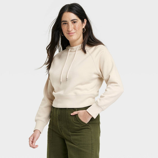 Women's Hoodie Sweatshirt - Universal Thread™ Khaki L