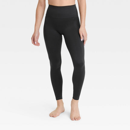 Women's Seamless High-Rise Leggings - All In Motion™ Black M