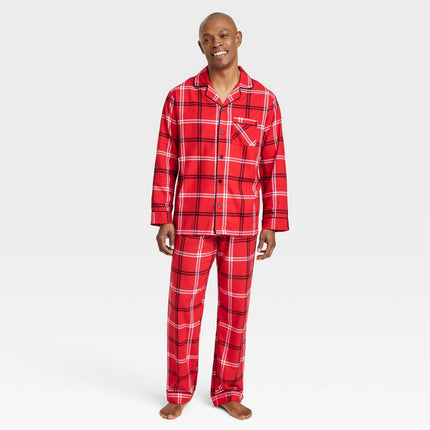 Men's Plaid Flannel Matching Family Pajama Set - Wondershop™ Red XL