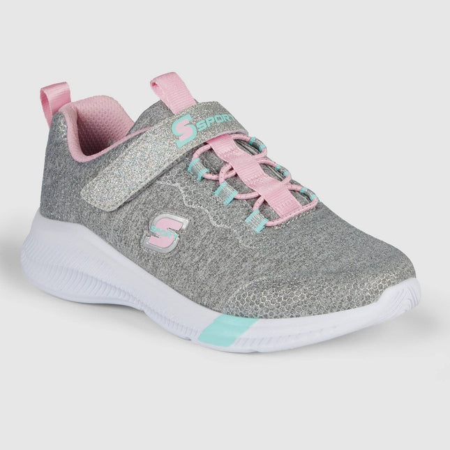 S Sport By Skechers Girls' Evelin Sneakers - Gray 2