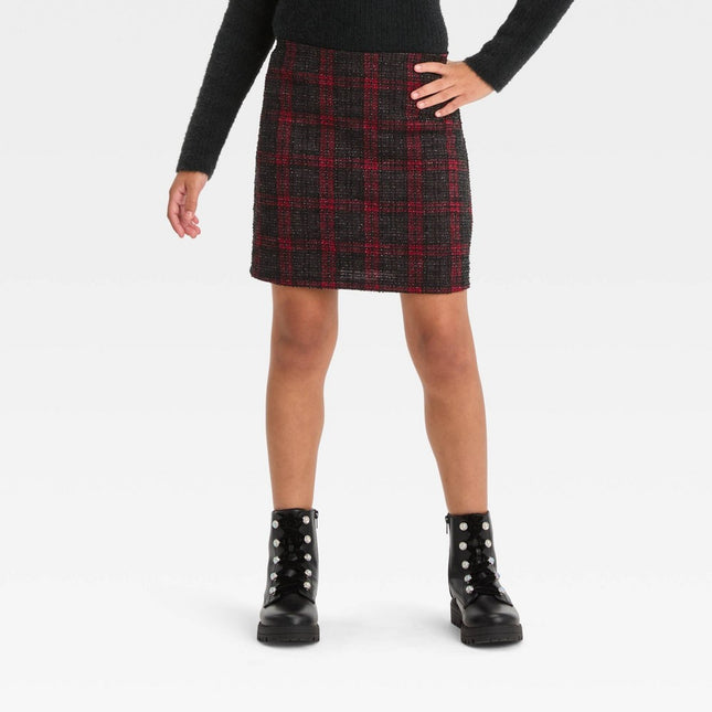 Girls' Knit Mini Skirt - art class™ Red XL
