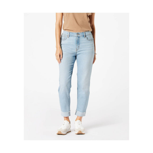 DENIZEN® from Levi's® Women's Mid-Rise Cropped Boyfriend Jeans - Summer Sun 14