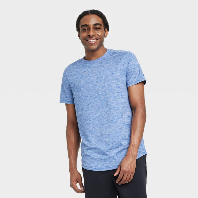 Men's Short Sleeve Soft Stretch T-Shirt - All in Motion™ Blue S