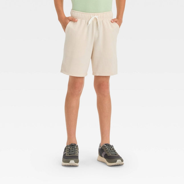 Boys' Pull-On 'At the Knee' Knit Shorts - Cat & Jack™ Beige M