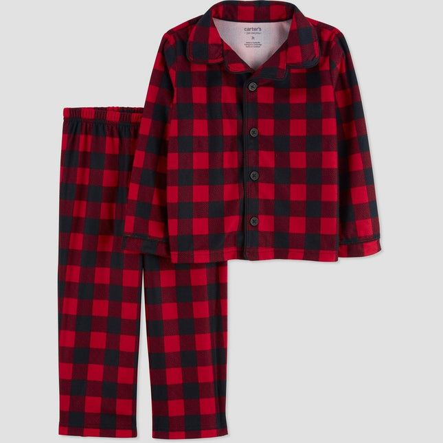 Carter's Just One You® Toddler 2pc Buffalo Check Pajama Set - Red 2T