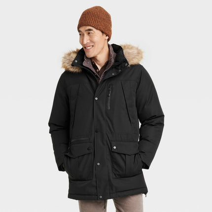 Men's Heavyweight Parka Jacket - Goodfellow & Co™ Black M