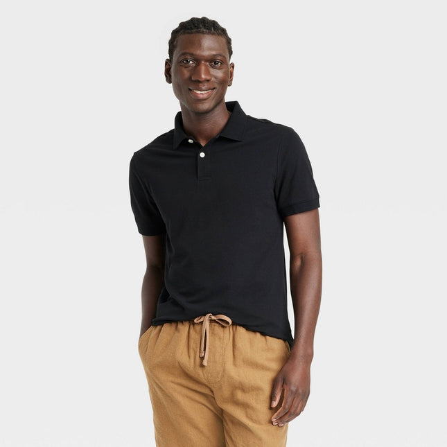 Men's Every Wear Polo Shirt - Goodfellow & Co™ Black S