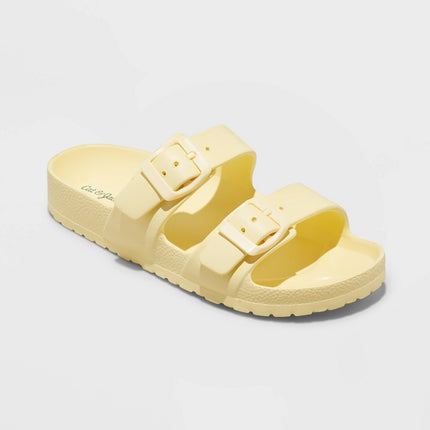 Kids' Noa Slip-On Footbed Sandals - Cat & Jack™ Yellow 3