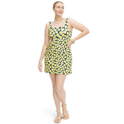 Women's 90's Shift Yellow Poppy Mini Dress - DVF for Target 00